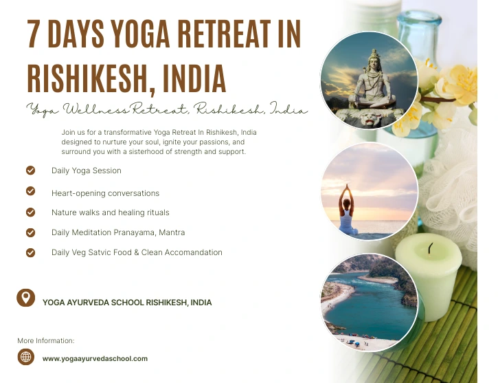 7 Days Yoga Retreat in Rishikesh, India